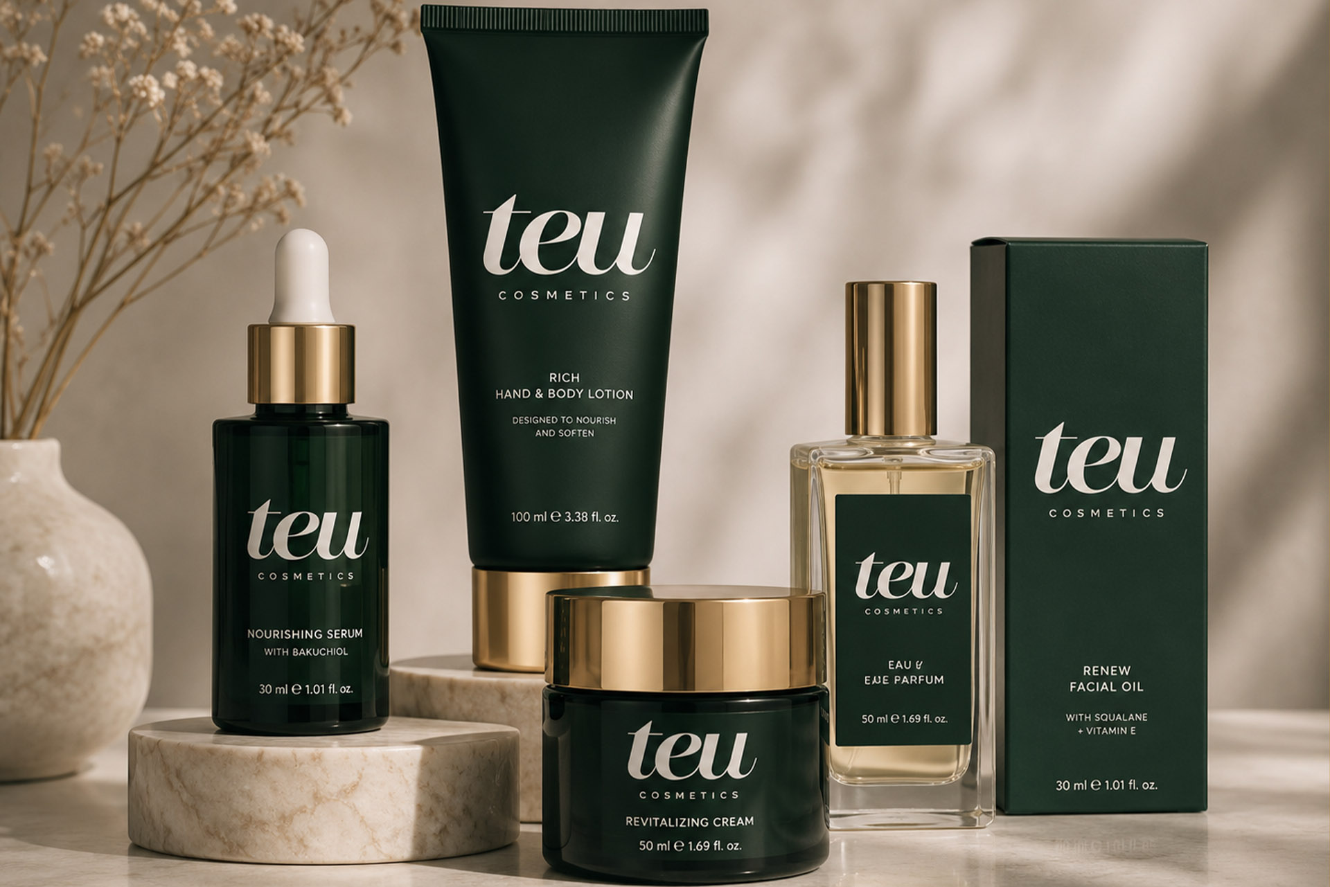 Identidade visual e produto para a marca Teu